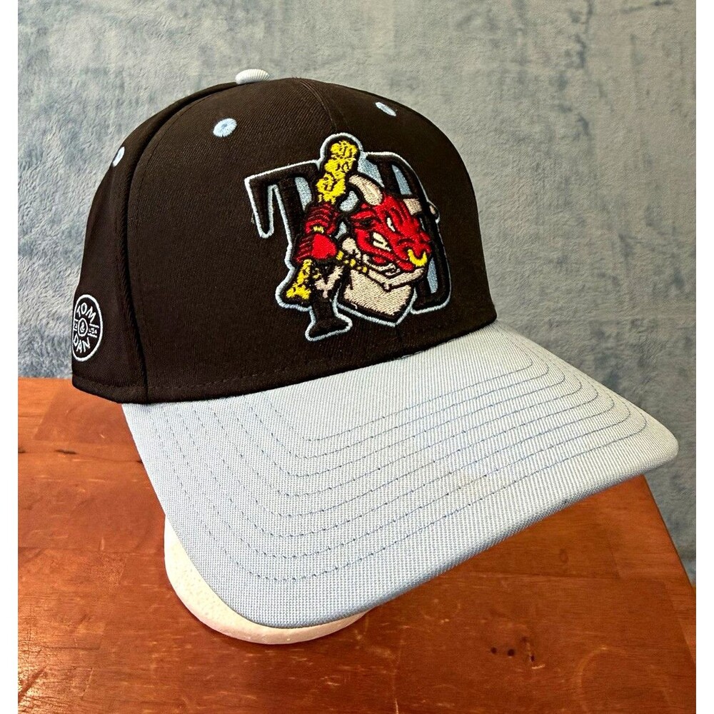 The Clink Room Tom and Dan Mediocretaurs Fitted Hat 7 3/8 New OTown Orlando